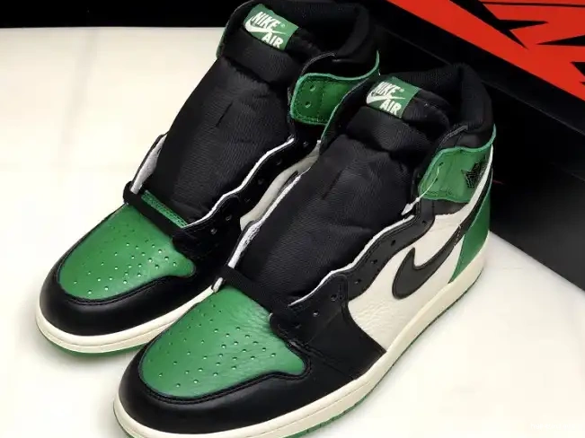 HYPE Green Air NRG Jordan OG 1 Sail-Black Pine High 555088-302 0616